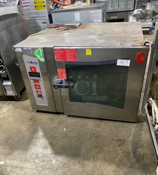 Cleveland Commercial Natural Gas Powered Combi Convection Oven! With View Through Door! All Stainless Steel! Model: OGS620 SN: WC0366007J01