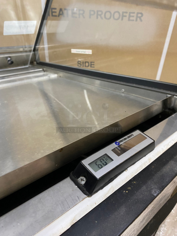 Structural Concepts Commercial Countertop Refrigerated Display Cabinet! Stainless Steel Body! Model: DD17R SN: M52816HZ073635 120V 60HZ 1 Phase - Image 4 of 6