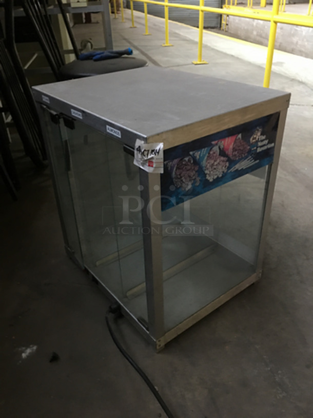 Commercial Countertop Warmer Display Merchandiser! 3 Compartments! Great For Small Snacks! 120V - Image 3 of 7