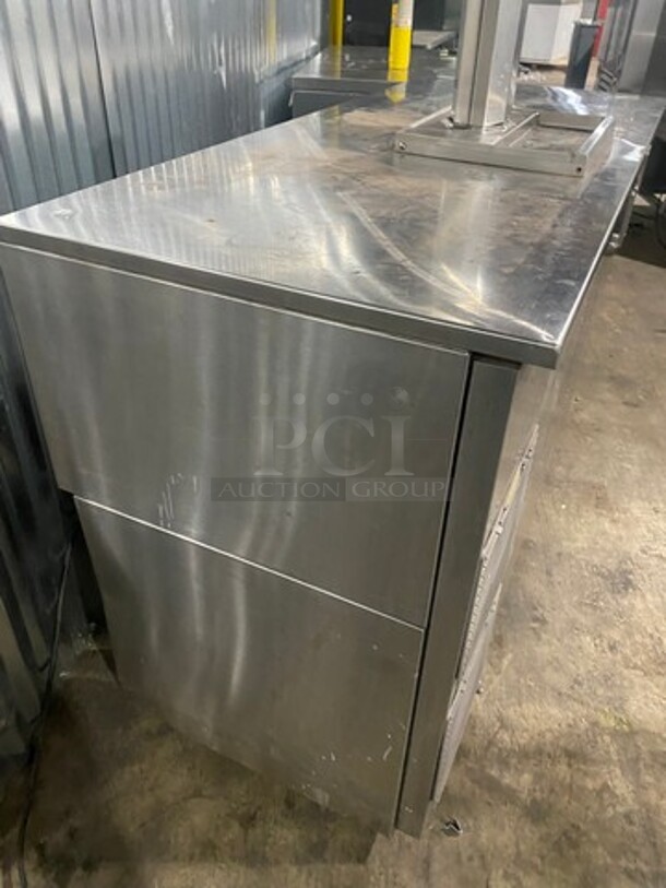 Glastender 2 Door Bar Back Cooler! With Poly Coated Racks! All Stainless Steel! On Commercial Casters! MODEL KC60LISS SN:134154850N 120V 1PH - Image 4 of 11