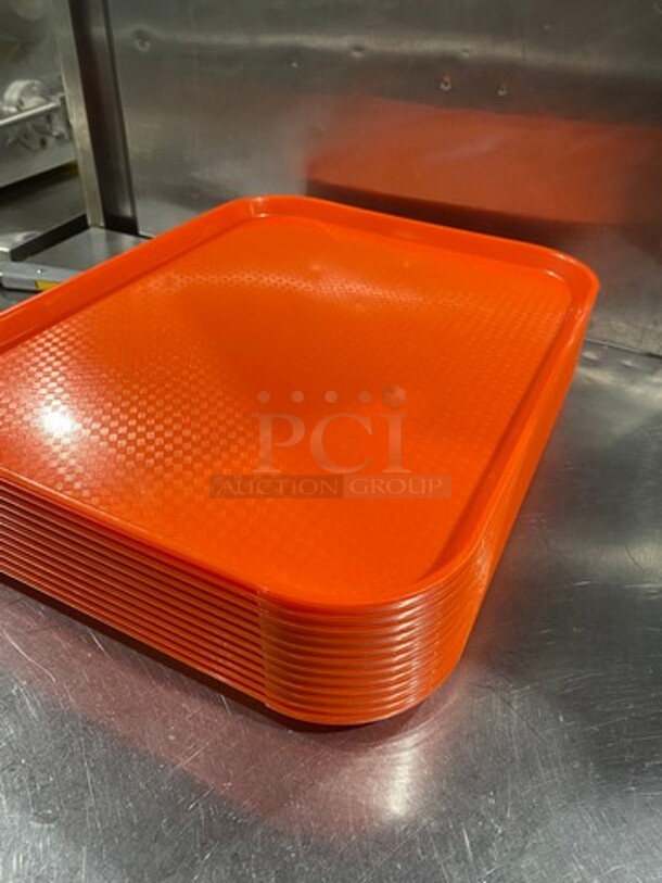 NEW! IN THE BOX! Cambro Orange Poly Food Serving Trays! - Image 5 of 8