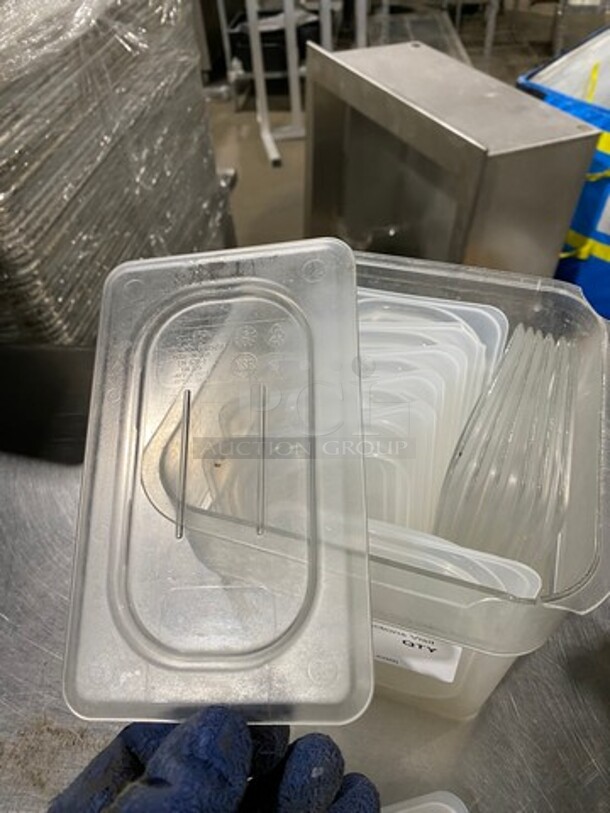 ALL ONE MONEY! Cambro Clear Poly Food Container Lids! - Image 6 of 7