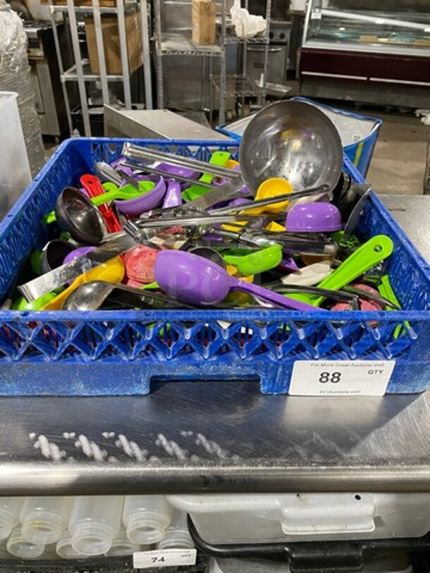 ALL ONE MONEY! MISCELLANEOUS! Assorted Size And Style Serving/ Portioning Spoons, Assorted Ladles And More! - Image 1 of 4
