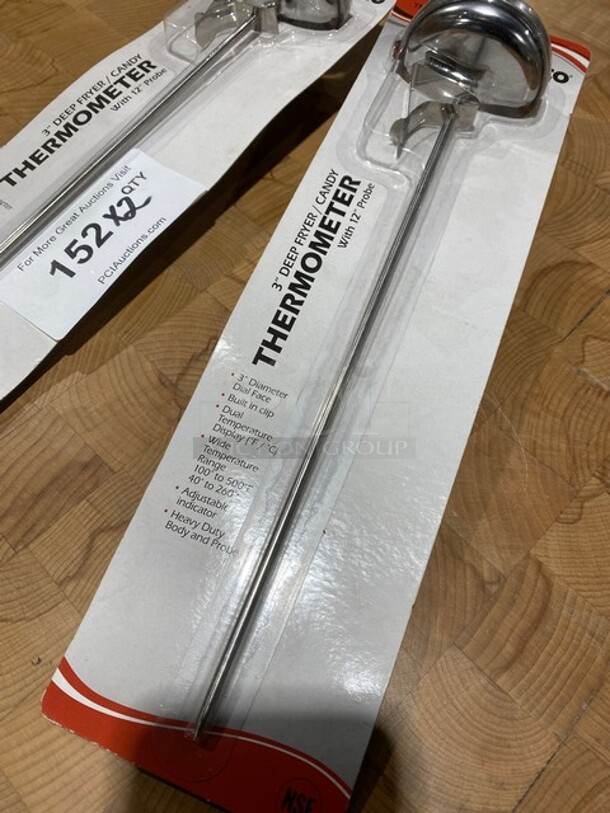 BRAND NEW! Winco 3" Deep Fryer Thermometer! 2x Your Bid! MODEL TMTCDF5 - Image 5 of 5