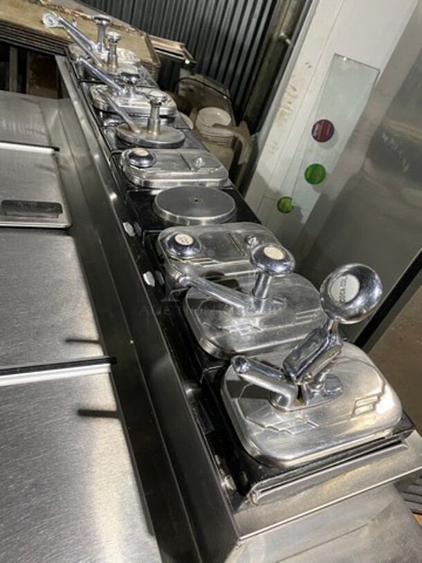 Nelson Commercial Ice Cream Dipping Cabinet/ Dessert Station! With Topping Rail! All Stainless Steel! - Image 5 of 11