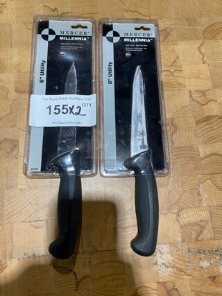 NEW! Millennia 6" Stainless Steel Chef's Knife! 2x Your Bid! MODEL M23306