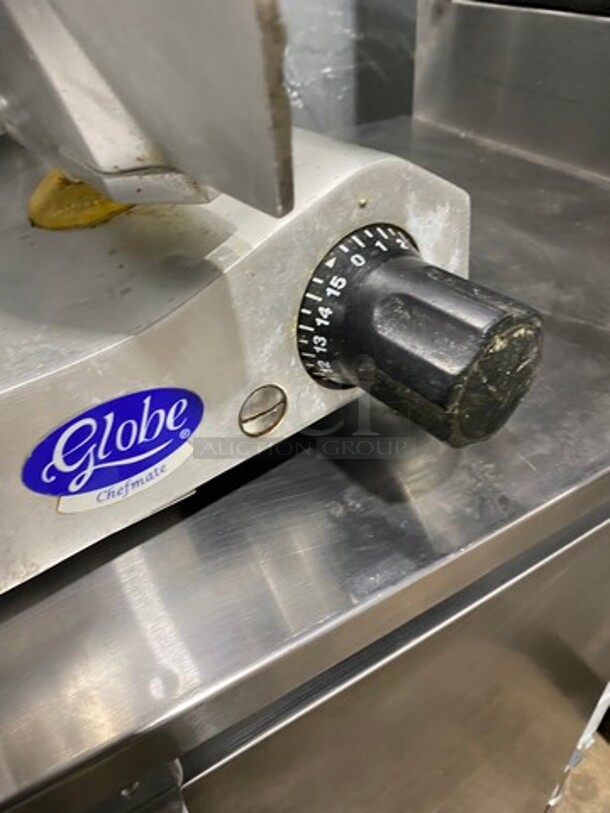 Globe Commercial Countertop Deli/ Meat Slicer! All Stainless Steel! - Image 7 of 8