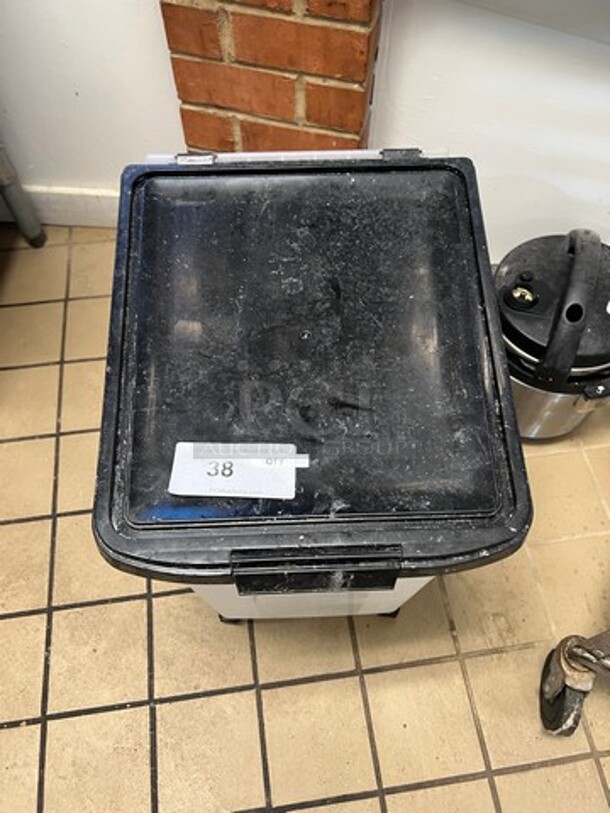 With Poly Ingredient Bin! With Lid! On Casters! - Image 2 of 4