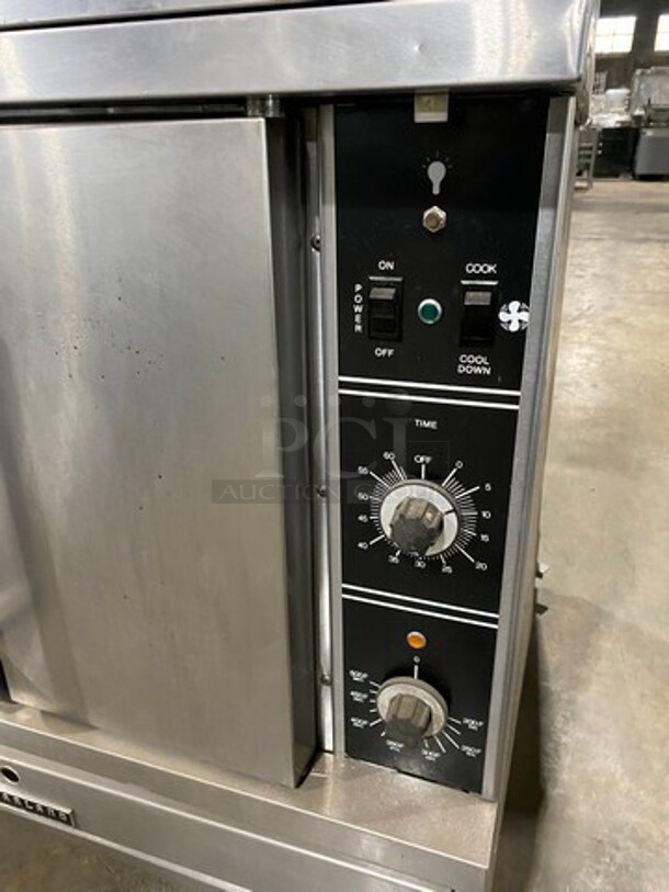 Garland Commercial Gas Powered Double Deck Convection Oven! Metal Oven Racks! All Stainless Steel! 2x Your Bid Makes One Unit! - Image 9 of 12