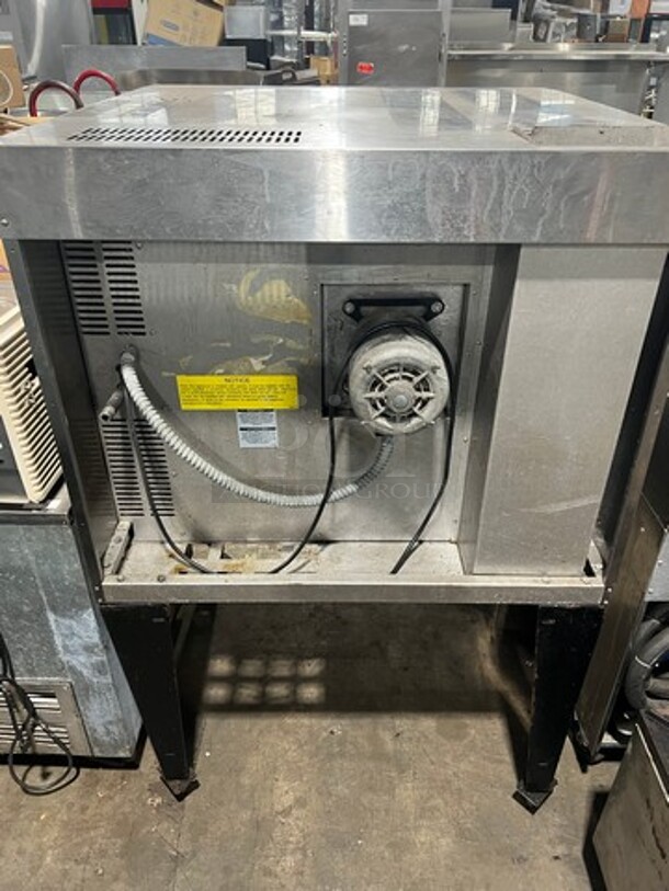 Bakers Pride Commercial Single Deck Convection Oven! With View Through Doors! Metal Oven Racks! All Stainless Steel! On Legs! - Image 8 of 9