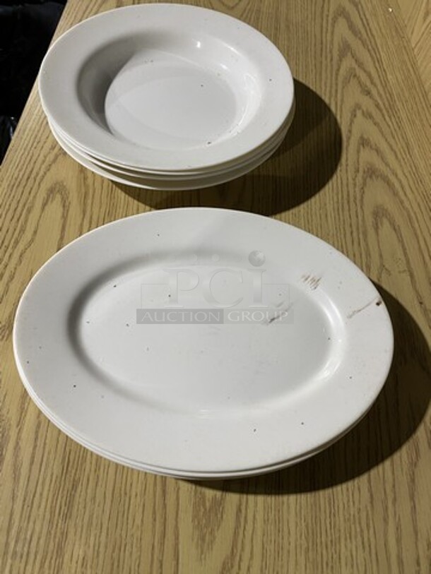 Assorted White Round Chinaware Plates! 10 X Your Bid!  - Image 10 of 10