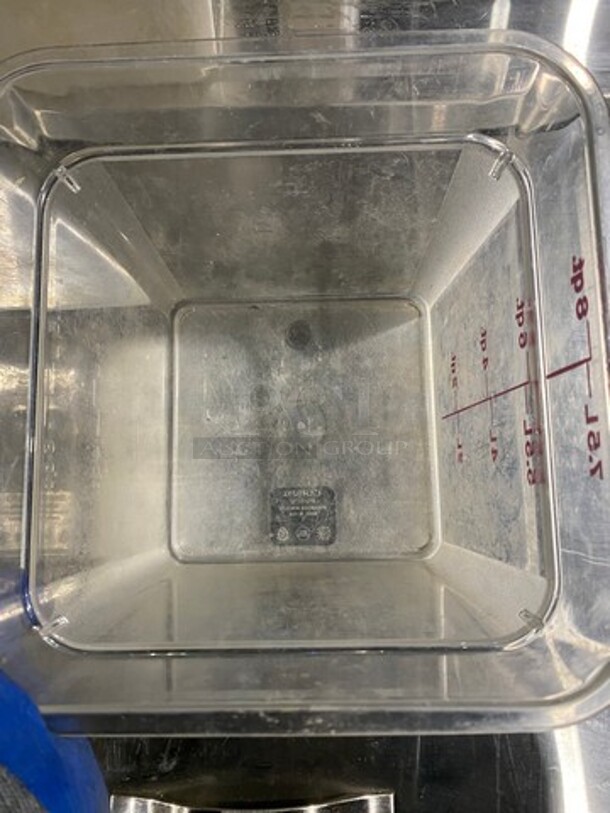 Cambro 8Qt Clear Poly Food Containers! 9x Your Bid! - Image 7 of 7