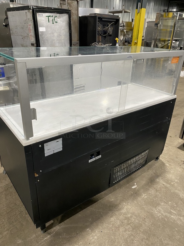 Structural Concepts Commercial Open Grab-N-Go Display Case Merchandiser! With Top Dry Display Case Merchandiser! With Rear Access Doors! On legs!  Model: SBZ6652DR SN: 0886211DU313092 220V 60HZ 1 Phase
 - Image 2 of 7