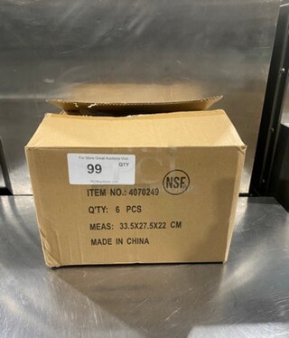 NEW! IN THE BOX! Commercial Steam Table/ Prep Table Food Pans! All Stainless Steel!