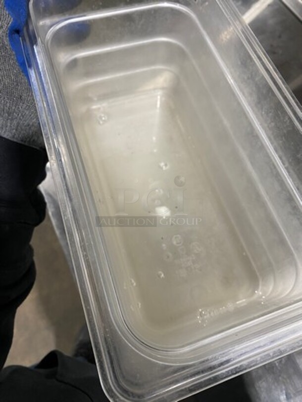 Cambro Clear Poly 1/3x6" Food Containers! 7x Your Bid! - Image 3 of 8