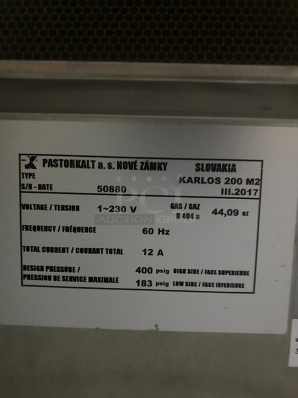 Karlos 200 M2 Stainless Steel Commercial Refrigerated Grab N Go Open Merchandiser! On Casters! SN: 50880 230V  - Image 6 of 10
