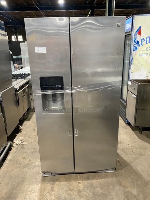Kenmore 2 Door Refrigerator & Freezer Combo! Has Water & Ice Dispenser! Model 106.51133210 Serial HR53604463! 115V 1Phase! - Image 1 of 12
