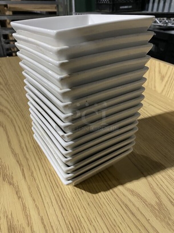 Cameo China Square Saucers! 15 X Your Bid!  - Image 5 of 7