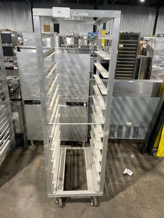 Metro Heavy Duty Commercial 12 Pan Transport Rack! On Casters!