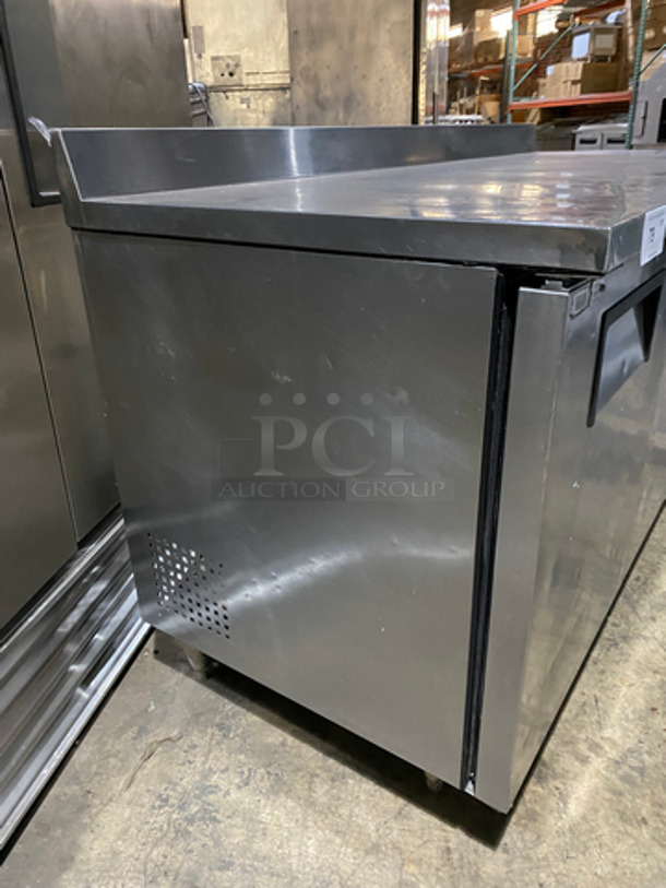 True Commercial 3 Door Refrigerated Lowboy/Worktop Cooler! With Backsplash! All Stainless Steel! On Legs! Model: TWT72 SN: 8587616 115V 60HZ 1 Phase - Image 2 of 8