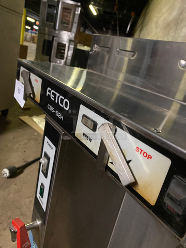 Fetco Commercial Countertop Dual Side Coffee Brewer! All Stainless Steel! Model: CBS52H15 SN: 11353502A 120/208/240V 3 Phase - Image 5 of 8
