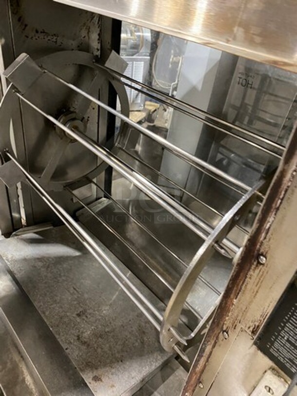 Giles Commercial Electric Powered Countertop Rotisserie Oven Machine! With View Through Front And Back Access Doors! Stainless Steel! Model: CR5 SN: L108059903 208V 60HZ 3 Phase - Image 7 of 8