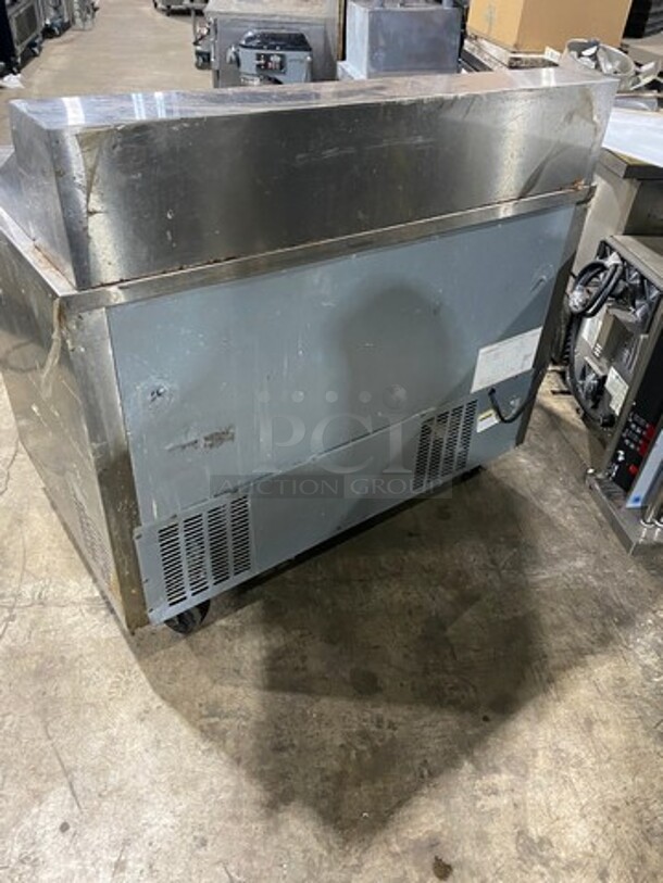 Everest Commercial Refrigerated Sandwich Prep Station! All Stainless Steel! On Casters! MODEL EPBNR2 SN:BPBNR216120066 115V 1PH - Image 3 of 9