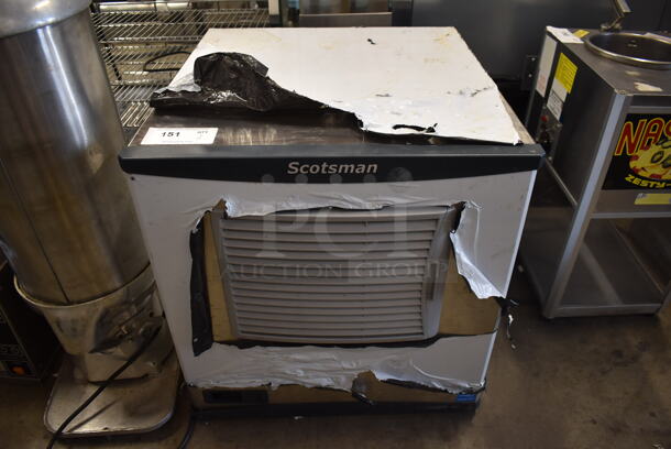 BRAND NEW SCRATCH AND DENT! 2015 Scotsman C0322SA-1D Commercial Stainless Steel Ice Machine Head. 115V, 1 Phase. Tested And Working! 