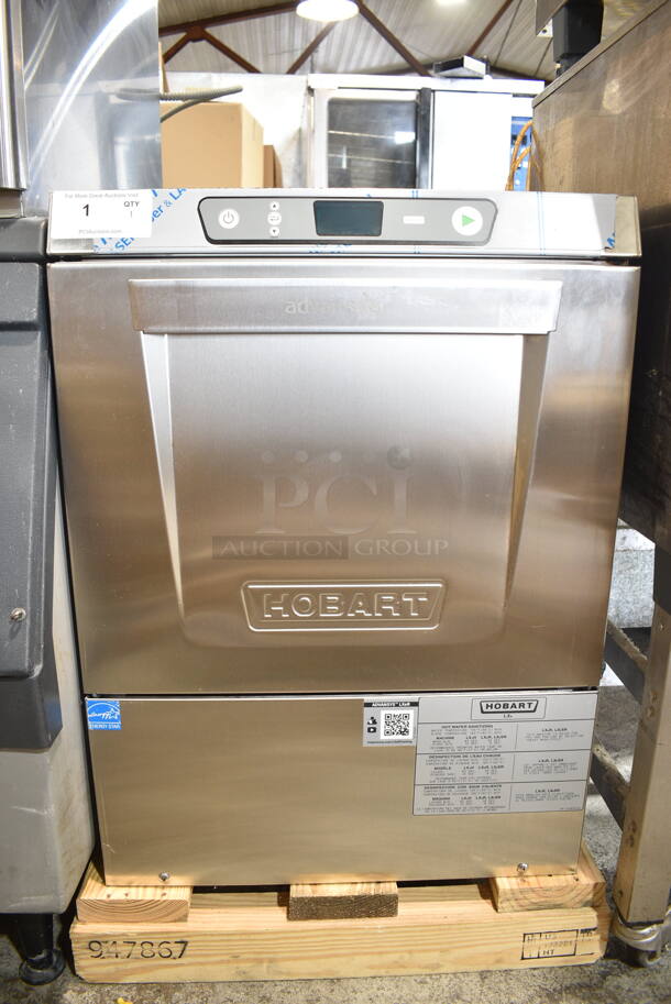 BRAND NEW SCRATCH AND DENT! 2023 Hobart LXER Stainless Steel Commercial Undercounter Dishwasher. 120/208-240 Volts, 1 Phase.  - Image 2 of 8