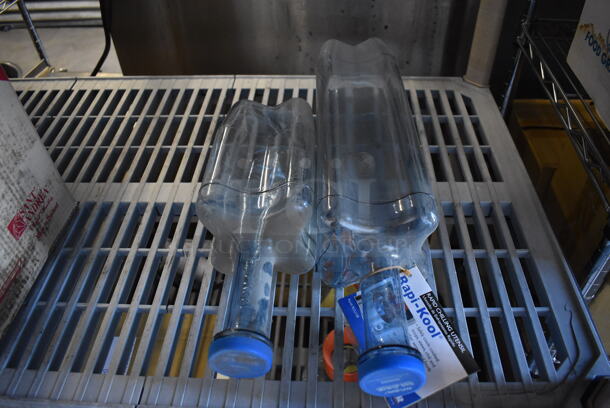 ALL ONE MONEY! Lot of 4 San Jamar Rapid Cool Bottles. Includes 4.5x4.5x21, 4.5x4.5x14 - Image 2 of 5