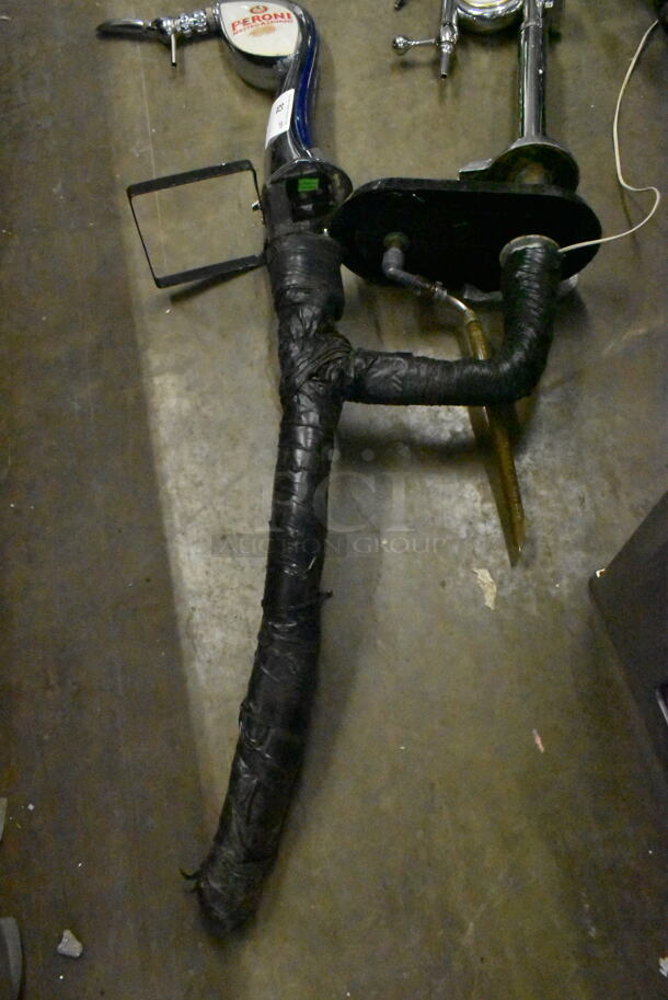 Two Metal Commercial Single Tap Beer Tower - Image 2 of 4