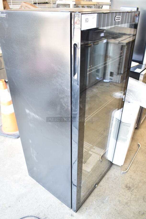 BRAND NEW SCRATCH AND DENT! Whynter FWC-1201BB Metal Freestanding 34 Bottle Wine Cooler Merchandiser w/ Touch Screen. 115 Volts, 1 Phase. Tested and Working! - Image 3 of 6