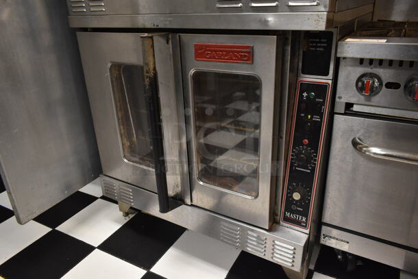 2 Garland Master 200 Stainless Steel Commercial Full Size Convection Ovens w/ View Through Doors, Metal Oven Racks and Thermostatic Controls. 2 Times Your Bid! BUYER MUST REMOVE. Tested and Working! (kitchen) - Image 4 of 9