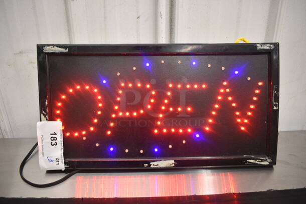 Light Up Open Sign