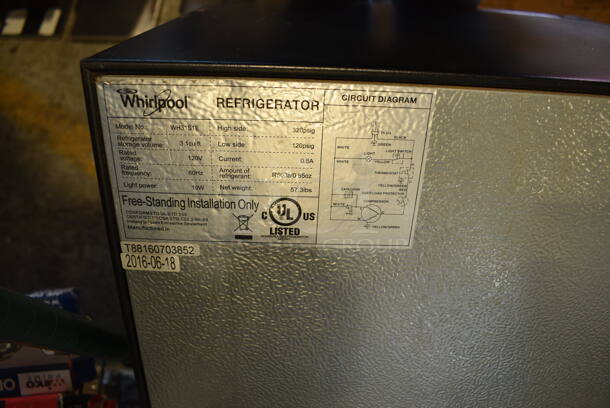 Whirlpool Model WH31S1E Mini Cooler. 120 Volts, 1 Phase. 19x20.5x32. Tested and Working! - Image 6 of 6
