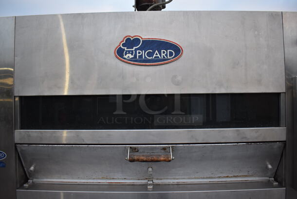 Picard MT-8-24 Stainless Steel Commercial Propane Gas Powered Single Deck Revolving Tray Bakery Oven. 180,000 BTU. 74.5x84.5x90 - Image 8 of 12