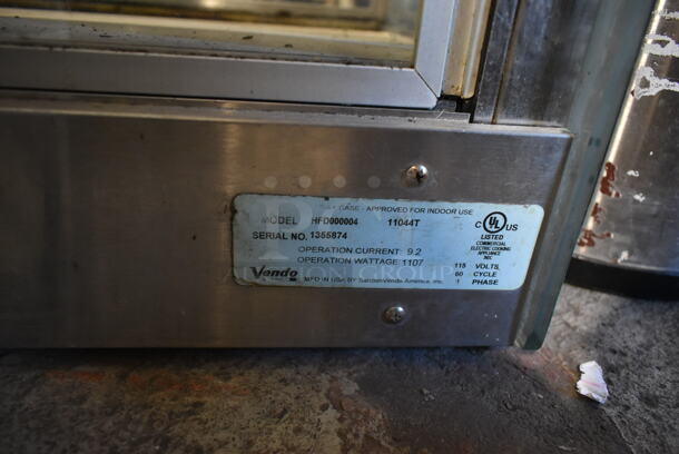 Vendo HFD000004 Stainless Steel Commercial Countertop Heated Display Case Merchandiser. 115 Volts, 1 Phase. Tested and Working! - Image 4 of 4