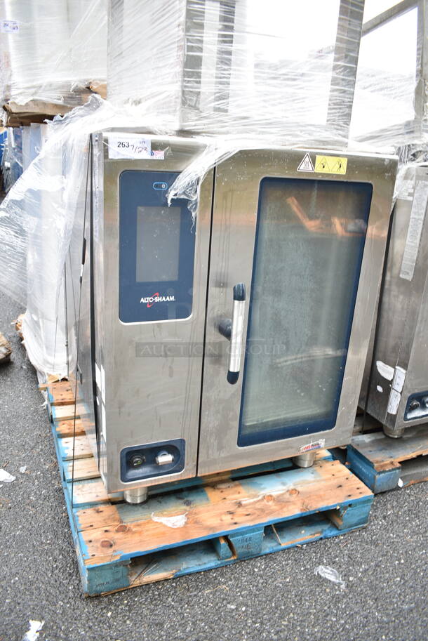 2021 Alto Shaam CTP10-10E Stainless Steel Commercial Electric Powered Combi Convection Oven w/ Stand. 208-240 Volts, 3 Phase. - Image 2 of 7