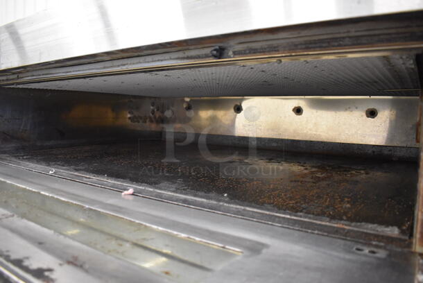 3 Stainless Steel Commercial Electric Powered Single Deck Bakery Ovens on Commercial Casters. 208-240 Volts, 3 Phase. 65x43.5x73. 3 Times Your Bid! - Image 6 of 12