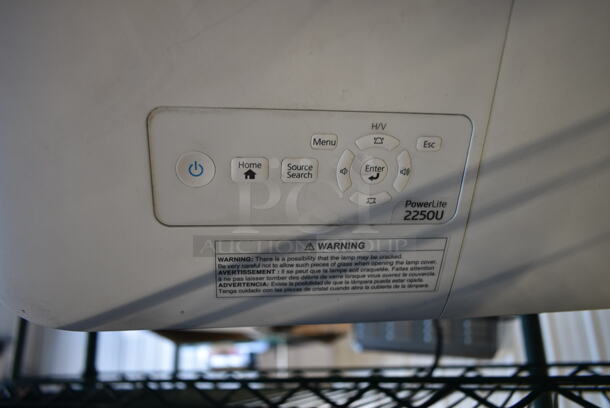 Epson 2250U PowerLite Projector.  - Image 5 of 8