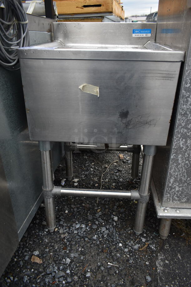BK Series Stainless Steel Commercial Drain Board w/ Back Splash.  - Image 4 of 4