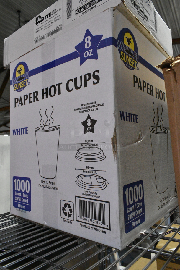 6 BRAND NEW Boxes Including Paper Hot Cups 10 oz, LHRDS-10 Graphic Lids, SKYF3036HB 20-30 Gallon Bags, Eco Java Jacket, Paper Hot Cups 8 oz, HCR-242406C Clear Bags. 6 Times Your Bid!  - Image 7 of 8