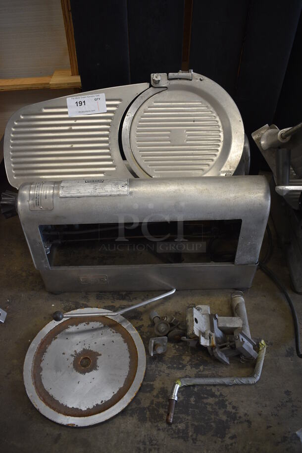 Hobart Model 1712 Metal Commercial Countertop Slicer. 115 Volts, 1 Phase. 26x23x18. Tested and Powers On and Blade Spins - Image 1 of 8