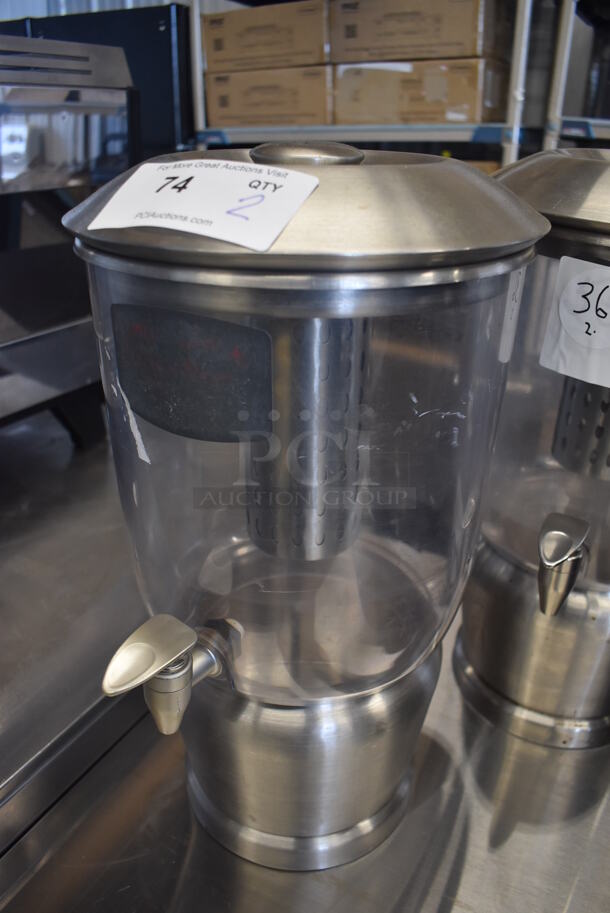 2 Metal and Poly Countertop Beverage Holder Dispensers. 11x13x21. 2 Times Your Bid! - Image 2 of 5