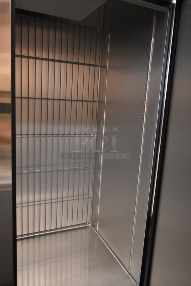 BRAND NEW SCRATCH AND DENT! 2024 True T-49F-HC Stainless Steel Commercial 2 Door Reach In Freezer w/ Commercial Casters. 115 Volts, 1 Phase. Tested and Powers On But Does Not Get Cold - Image 7 of 9