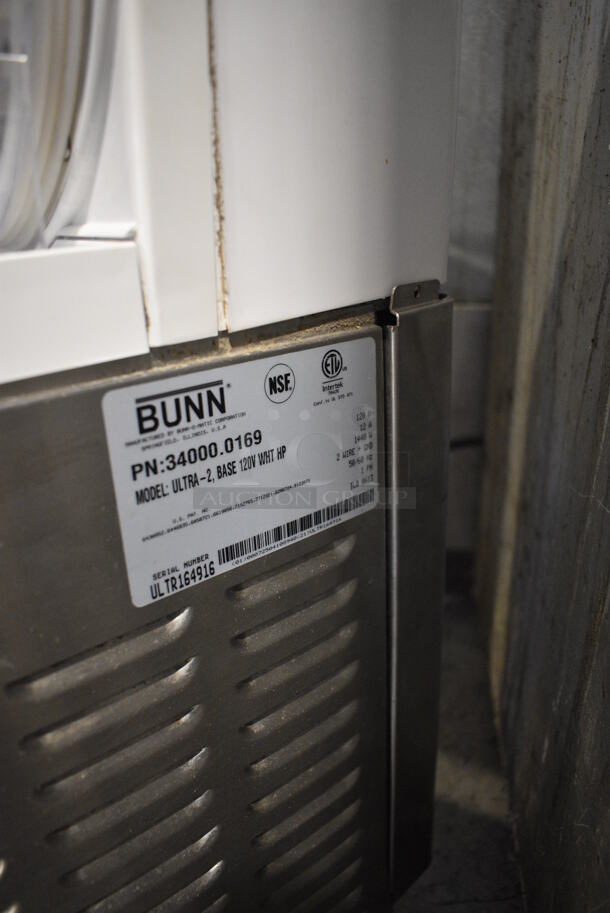 2013 Bunn Model ULTRA-2 Stainless Steel Commercial Countertop 2 Hopper Slushie Machine. 120 Volts, 1 Phase. 16x24x33. Tested and Powers On But Does Not Get Cold - Image 5 of 6