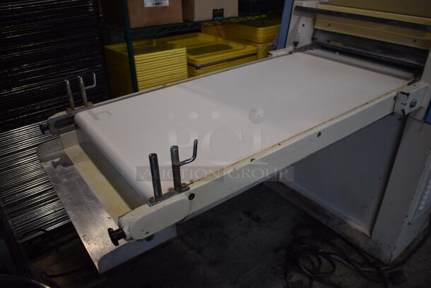 Tendicinghia Metal Commercial Floor Style Reversible Dough Sheeter. 250 Volts, 1 Phase. 113x38x48 - Image 2 of 9