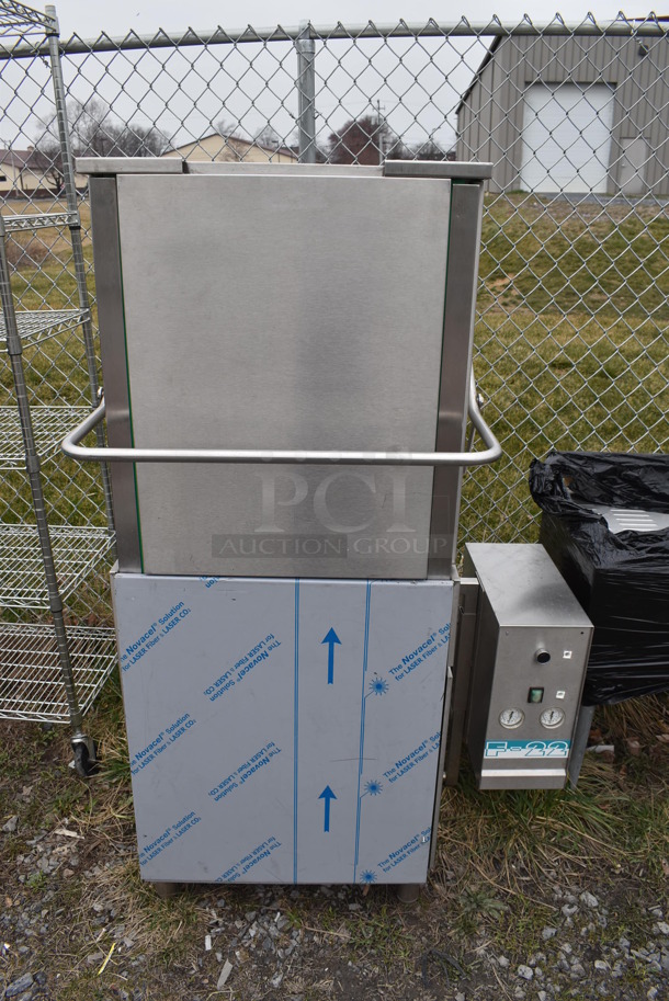 Jet Tech F-22 Stainless Steel Commercial Straight Pass Through Dishwasher. 208 Volts, 1 Phase. 41x35x62 - Image 1 of 6