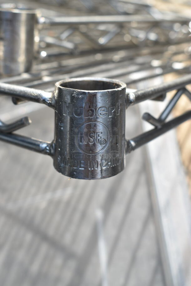 ALL ONE MONEY! Lot of 2 Wire Shelves, Poly Bin and Metal Bin. - Image 8 of 8