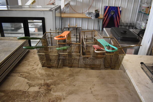 7 Various Metal Fry Baskets. Includes 6.5x25x11. 7 Times Your Bid! - Image 2 of 9